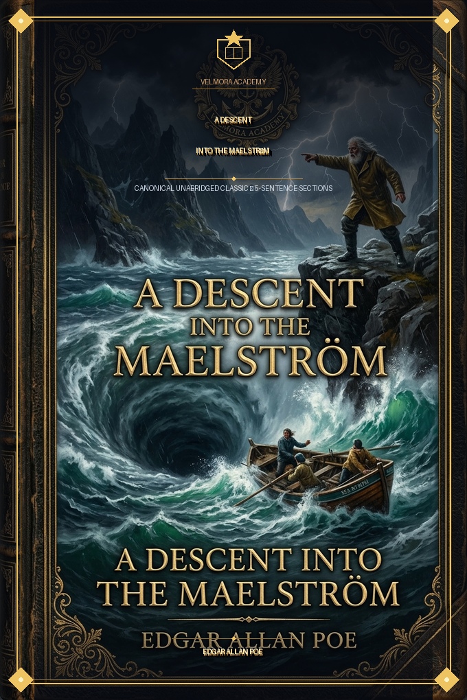 Bìa tác phẩm A Descent into the Maelström